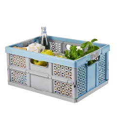 Klappbox Lea nordic blue 48,5 x 35 x 23,5 cm ^ keeeper New