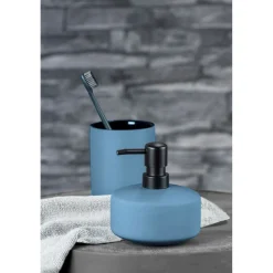 Keramik Seifenspender Mod. Avellinoblau ^ Wenko New