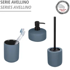 Keramik Seifenspender Mod. Avellinoblau ^ Wenko New