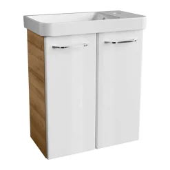 Keramik WT GWC 55,5x16x30 cm li. weissf. WT-Unterschraenke Milano GWC 8433x ^ Fackelmann Discount