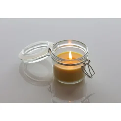 Kerze Amarillo im Glas 8,5x8,5 cm ^