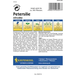 Aromapetersilie Afrodite Profi-Line ^ Kiepenkerl Clearance