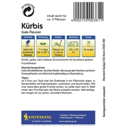Kürbis Gele Reuzen Gelber Zentner ^ Kiepenkerl Best