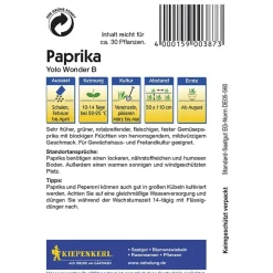 Paprika Yolo Wonder B ^ Kiepenkerl Sale