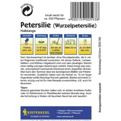 Wurzelpetersilie Halblange ^ Kiepenkerl Best