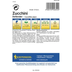 Zucchini Defender F1 Profi-Line ^ Kiepenkerl Clearance