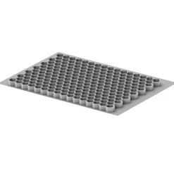 Kieswabe grau 80 x 60 cm ^ Clearance
