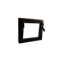 Kippfenster Q59 600 x 500 mm ISO Glas braun ^ Clearance