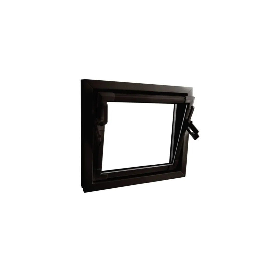 Kippfenster Q59 600 x 500 mm ISO Glas braun ^ Clearance