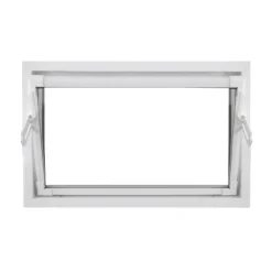 Kippfenster Q59 900 x 600 mm ISO Glas weiss ^ New