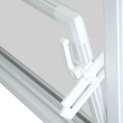 Kippfenster Q59 800 x 500 mm ISO Glas weiss ^ Best