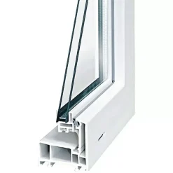 Kippfenster Q59 600x500mm ISO Glas weiss ^ Outlet