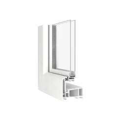 Kippfenster Q59 800 x 600 mm ISO Glas weiss ^ Online