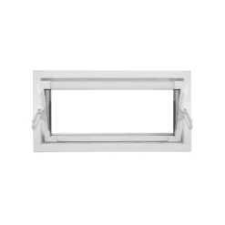 Kippfenster Q59 800 x 400 mm ISO Glas weiss ^ Hot