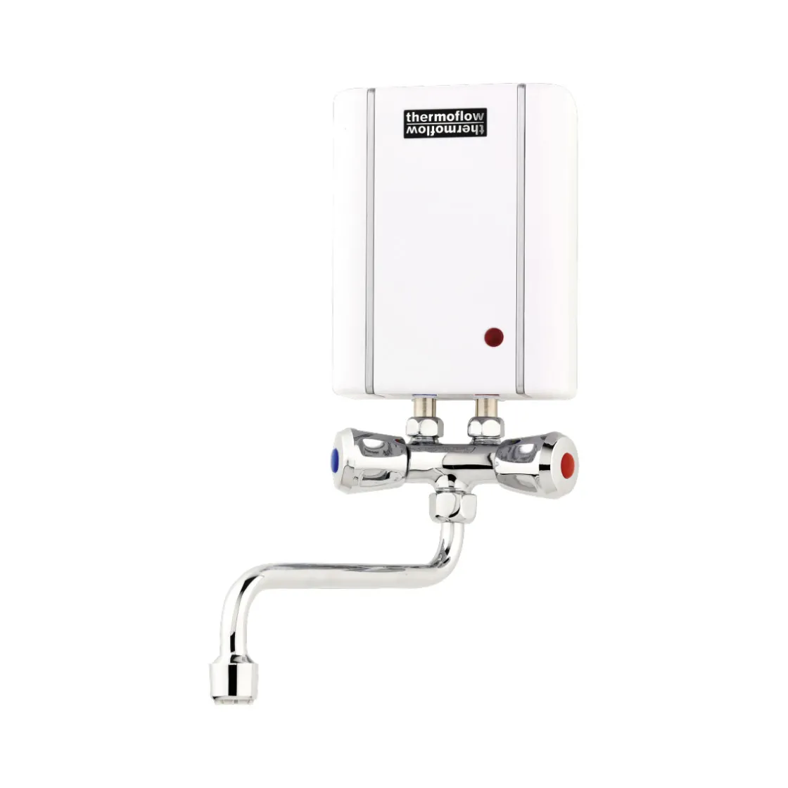 Kleindurchlauferhitzer mit ArmaturElex 3,5 + Armatur ^ Thermoflow Online