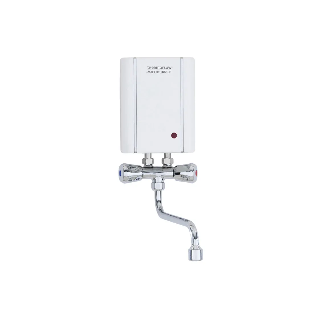 Kleindurchlauferhitzer mit ArmaturElex 3,5 + Armatur ^ Thermoflow Online