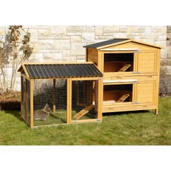 Kleintierstall Appartment Pro 118 x 130 x 61 cm braun ^ New