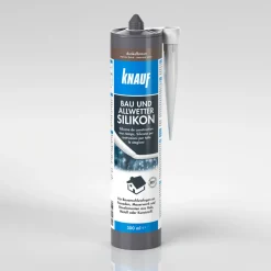 Bau u. Allwetter Silikon dunkelbraun 300ml ^ Knauf Hot