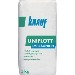 Spachtelmasse Uniflott imprägniert 5 kg ^ Knauf Clearance