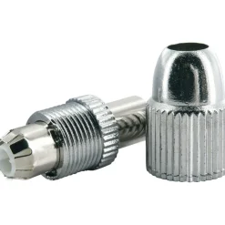 Koax-Stecker HQ 1Stück silber ^ Schwaiger Best