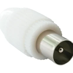 Koax-Stecker 1Stück ws ^ Schwaiger Best