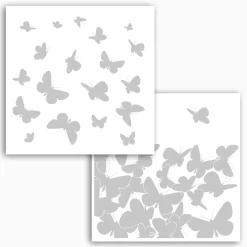 Fenstersticker Schmetterlinge 31x31 cm ^ Komar Hot