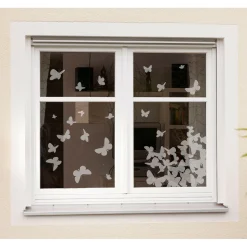 Fenstersticker Schmetterlinge 31x31 cm ^ Komar Hot