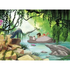 Papier Fototapete Jungle Book Swimming with Baloo 368x254 cm ^ Komar Discount