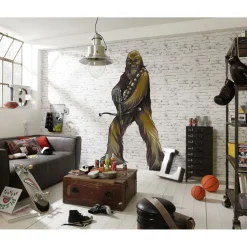 Selbstklebende Vlies Wandtattoo Star Wars XXL Chewbacca 127x200 cm ^ Komar Discount
