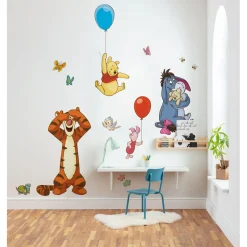 Selbstklebende Vlies Wandtattoo Winnie the Pooh and Friends XXL 127x200 cm ^ Komar