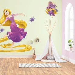 Selbstklebende Vlies Wandtattoo Rapunzel XXL 127x200 cm ^ Komar Discount