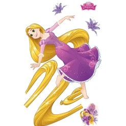 Selbstklebende Vlies Wandtattoo Rapunzel XXL 127x200 cm ^ Komar Discount