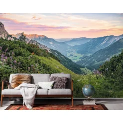 Vlies Fototapete Alps 400x250 cm ^ Komar