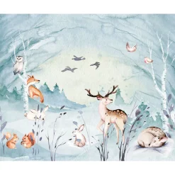 Vlies Fototapete Animal Sleepover 350x280 cm ^ Komar Sale