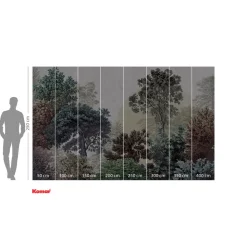 Vlies Fototapete Bois Brumeux 400x250 cm ^ Komar Discount