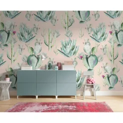 Vlies Fototapete Cactus Rose 400x250 cm ^ Komar Discount
