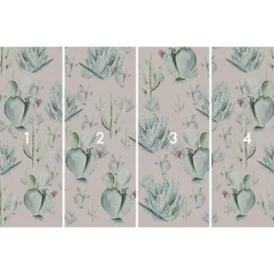 Vlies Fototapete Cactus Rose 400x250 cm ^ Komar Discount
