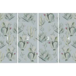 Vlies Fototapete Cactus Blue 400x250 cm ^ Komar Online