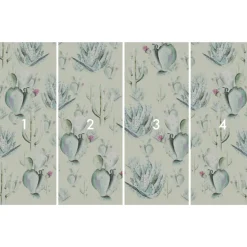 Vlies Fototapete Cactus Green 400x250 cm ^ Komar Hot