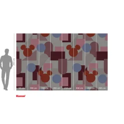 Vlies Fototapete Colourful Mickey 400x250 cm ^ Komar Outlet
