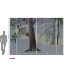 Vlies Fototapete Dumbo Sleep on Tree 400x280 cm ^ Komar Online