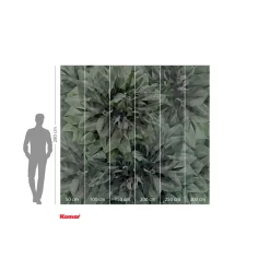 Vlies Fototapete Emerald Flowers 300x280 cm ^ Komar Hot
