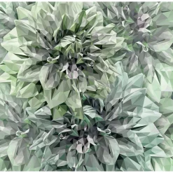 Vlies Fototapete Emerald Flowers 300x280 cm ^ Komar Hot