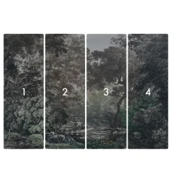 Vlies Fototapete Fairytale Forest 400x280 cm ^ Komar