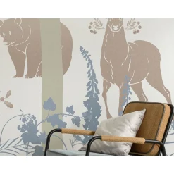 Vlies Fototapete Forest Animals 400x280 cm ^ Komar Best
