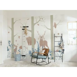 Vlies Fototapete Forest Animals 400x280 cm ^ Komar Best