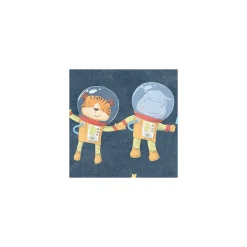 Vlies Fototapete Friends in Space 350x280 cm ^ Komar Best