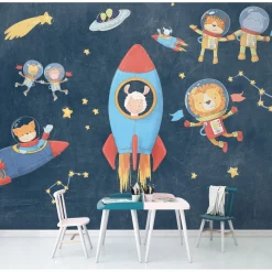Vlies Fototapete Friends in Space 350x280 cm ^ Komar Best