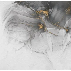 Vlies Fototapete Ink Gold Flow 300x280 cm ^ Komar Clearance