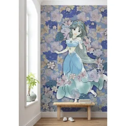 Vlies Fototapete Jasmin Colored Flowers 200x280 cm ^ Komar New